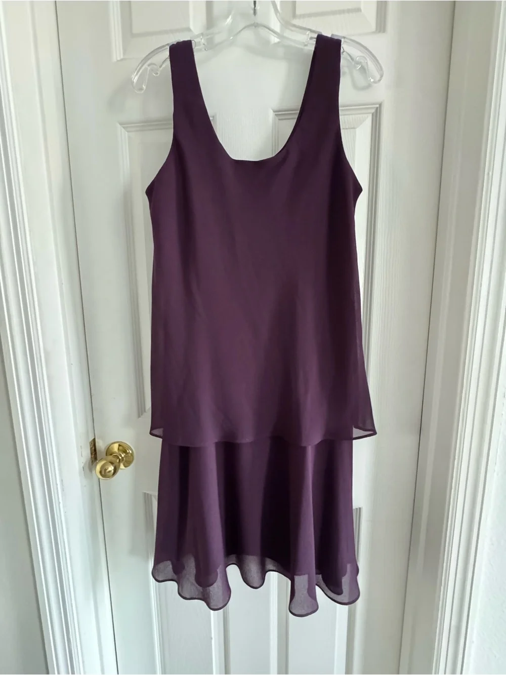 Plaisir Plum Two-Piece Beaded Dress Set